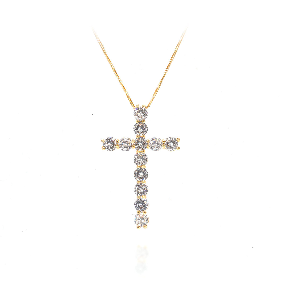 Crystal Cross Necklace
