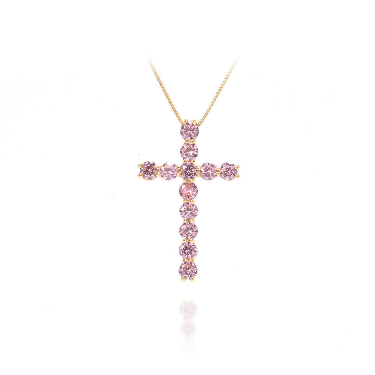 Crystal Cross Necklace