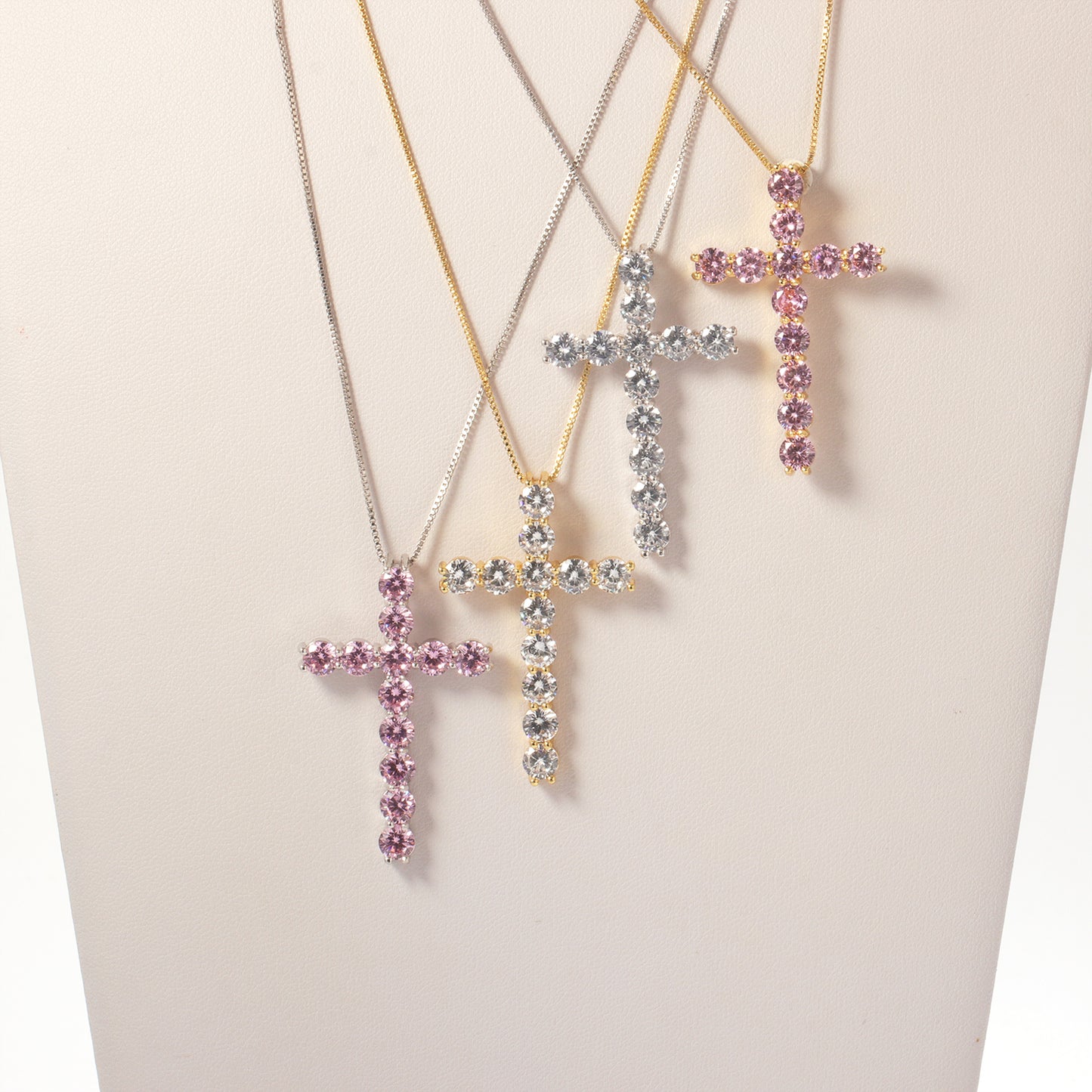 Crystal Cross Necklace
